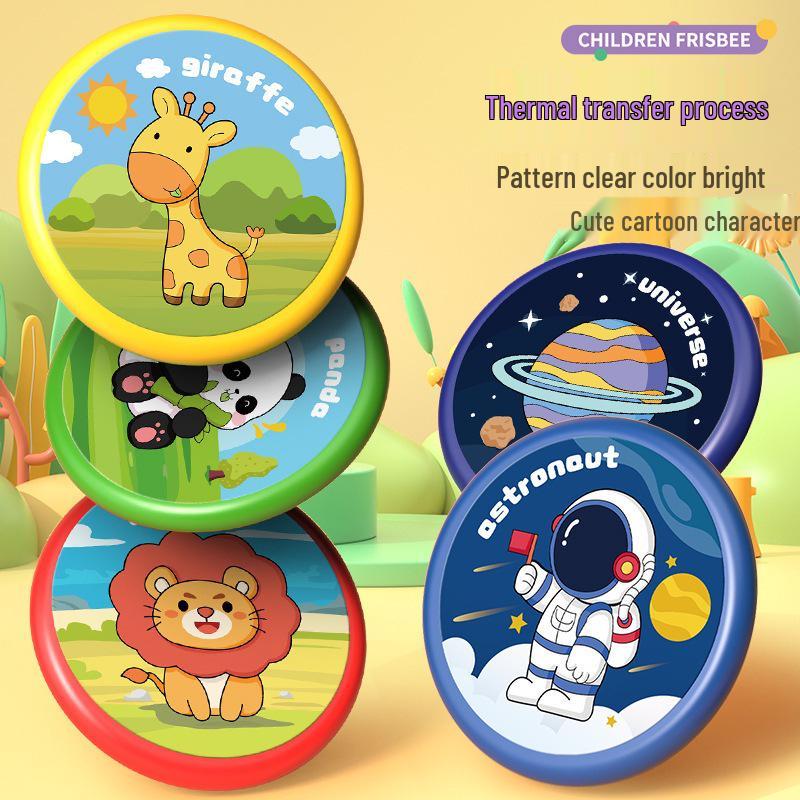 Cartoon Soft Frisbee for Kids & Pets - Outdoor Toy