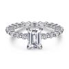Lindon Classic 925 Sterling Silver Zircon Ring Ladies Jewelry Wedding Promise Party Gift