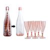6 Pcs /set Outdoor Portable Red Wine Glass Set Food-grade Plastic Water Cup Picnic Champagne Cup Set Home Drinking Utensils