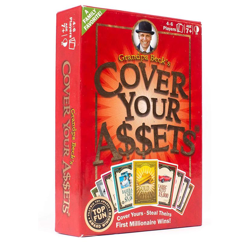 Cover Your Assets: English Edition Card Game for Parties