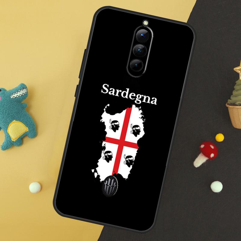 Flagge von Sardinien Hülle Für ZTE Nubia Red Magic 8 8S 9 Pro Plus RedMagic 6 7 Pro 6S 7S Pro 5S 6R 5G Rückseite