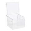 Amazon Basics Clear Zippered Storage Boxes, Set of 3