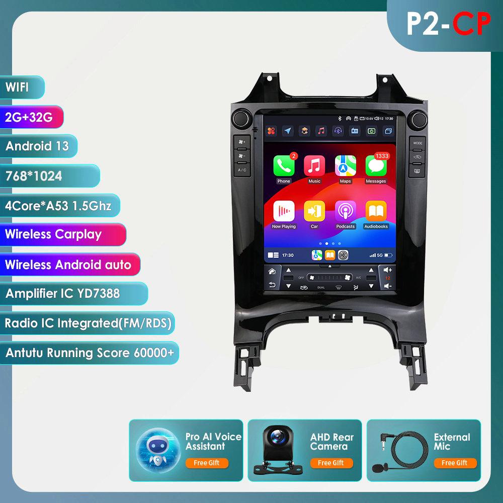 Android Car Radio Player for Peugeot 3008 2010-2017 Carplay Auto Car Multimedia Stereo 6115 9.7inch Vertical Touch Screen GPS