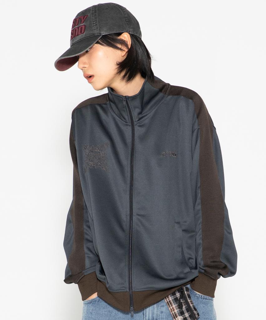 Xtonz Xj136 Axis Track Zip-Up (Charcoal)