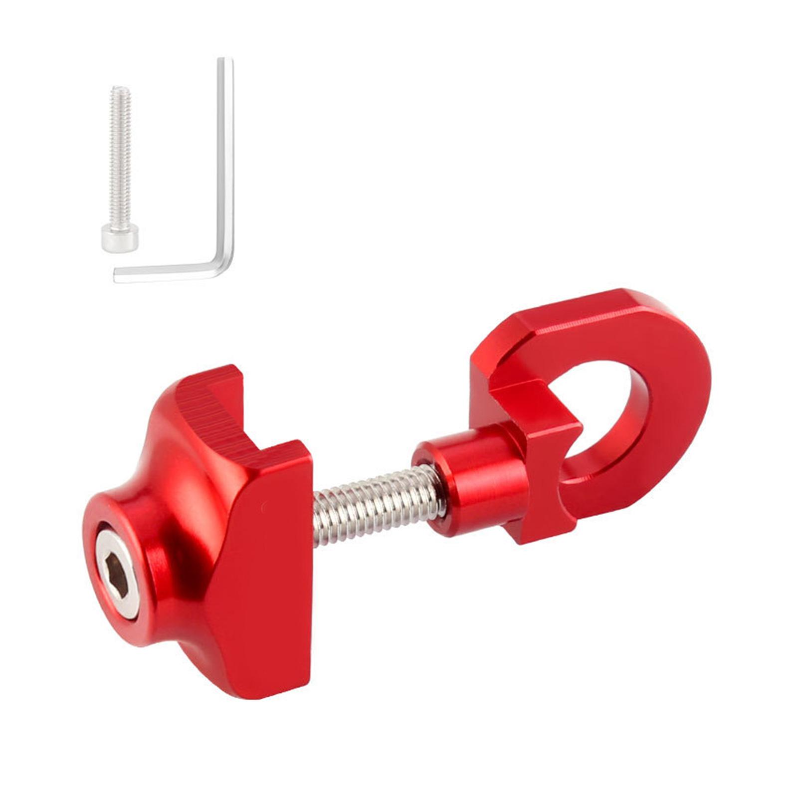 

Road Bike Chain Fastener Adjuster Aluminum Alloy Bicycles Chain Tensioner for Single Speed Bicycle Easy to Install красный