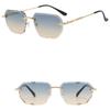 Frameless Rimless Sunglasses Square Driving Eyewear Retro Men Sunglasses  Female