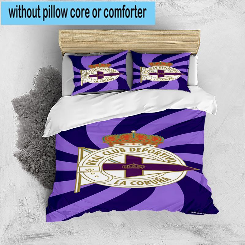 3PCS Deportivo Football Bedding Set,Including 1pc Duvet Cover And 2pcs Pillowcases Perfect for Bedroom, Dormitory, Fan Christmas gift