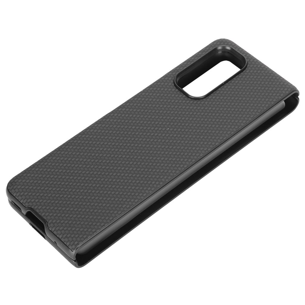 Carbon Fiber Textured Phone Case for Xiaomi MIX FOLD ABS Smartphone Protection CaseBlack