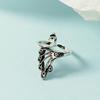 New Ethnic Peacock Style Open Hole Band – Trendy Chinese Index Finger Ring for Women