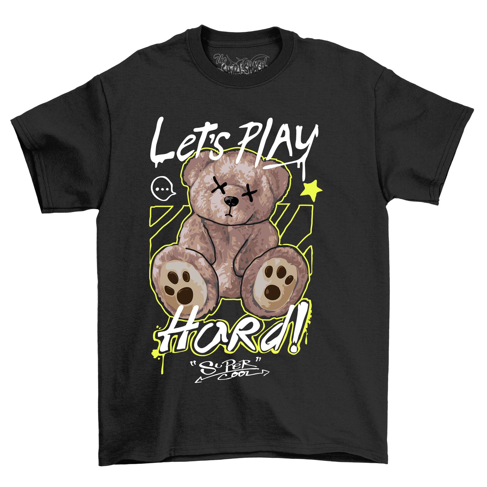 Bearstreet2-10 Teddy Bear T-Shirt Mens Womens Tees Top - Unbearably Adorable! 100% Cotton, Funny Tee, 2XL