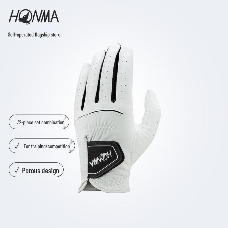 HONMA Men s Lambskin & Microfiber Left Hand Golf Glove GC13222