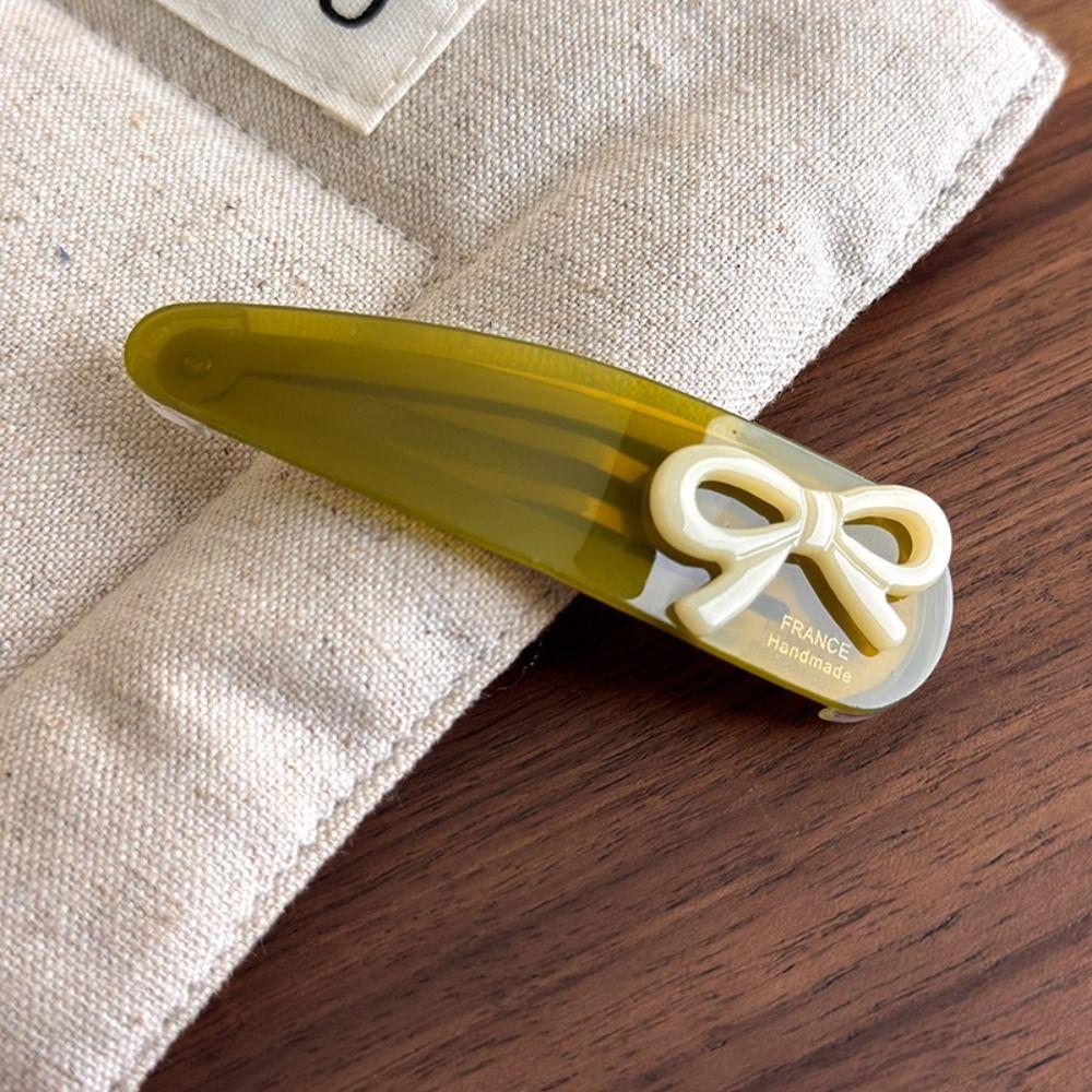 Bowknot Acetate Hairpin Acetic Acid Bangs Clips Personalized Bow Hair Clip Headwear