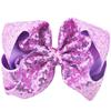 29Colors 8 inch Big Rainbow Large Hair Bow Sequins Ribbon Hairgrips With Alligator Clips Headwear Bowknot Girls Hair Accessories