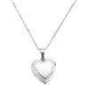 Stainless Steel Silver Gold Small Heart-shaped Lace Accessory That Can Open Heart-shaped Photo Frames and Boxes, and Can Be Used As A Necklace.