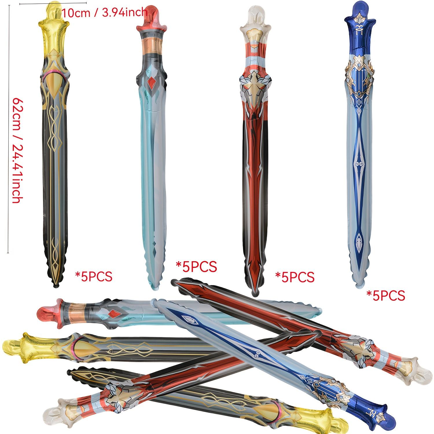 

20pcs Mix Birthday Party Balloon Decoration Inflatable Sword Celebrate Refueling Stick Balloon Cheering Rave Festival Balloons As Shown