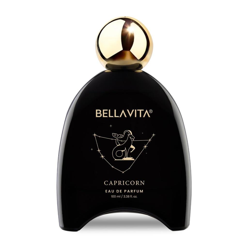 BELLAVITA Zodiac Collection Capricorn EDP Unisex | Pink Pepper, Jasmine and Vetiver | Premium Long Lasting Fragrance Perfume for Men and Women