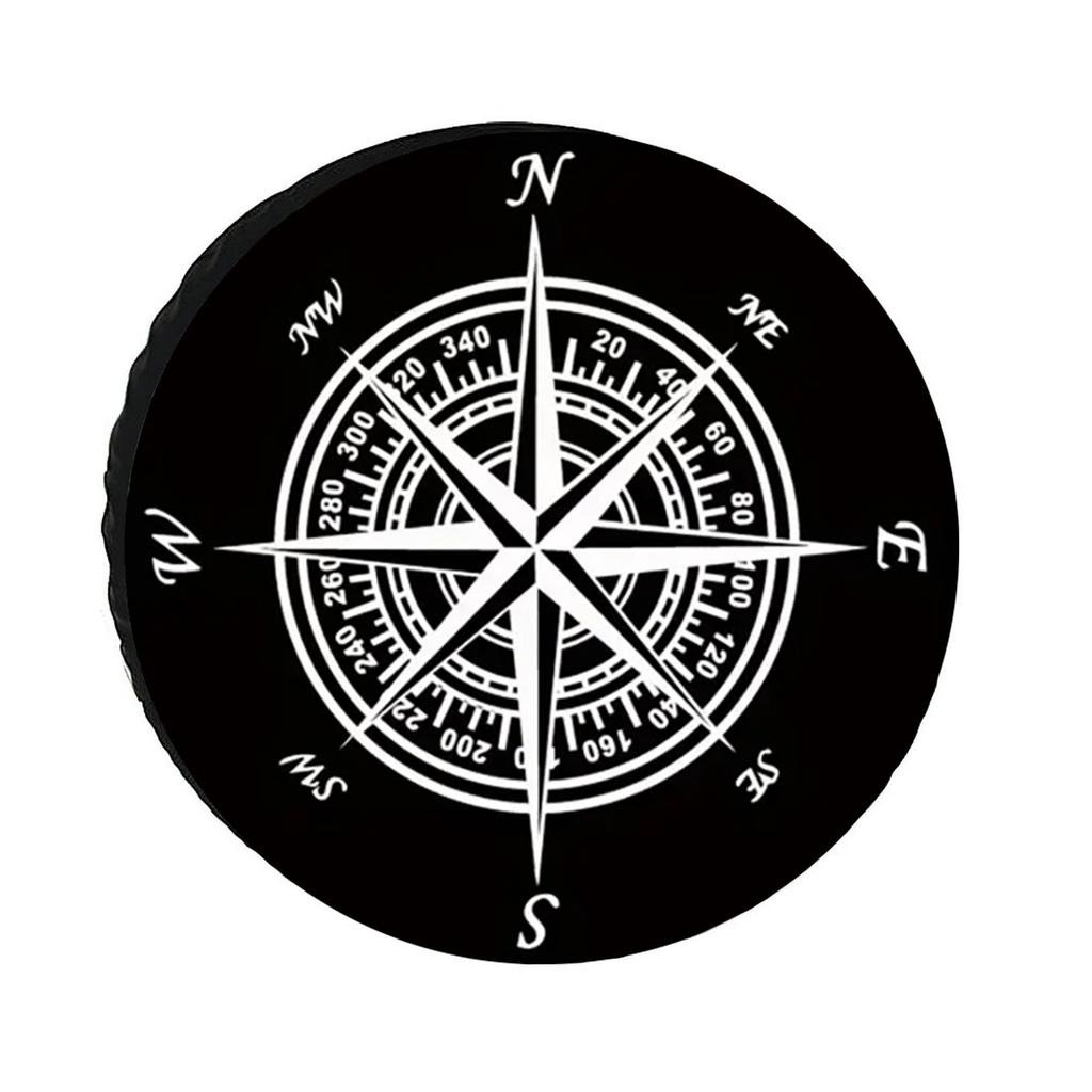 Fit Spell Symbol Tire Cover Compatible For SUV,, Trailer - Heavy-Duty Polyester Spare Tire With Elastic Bottom, Easy Install, Co