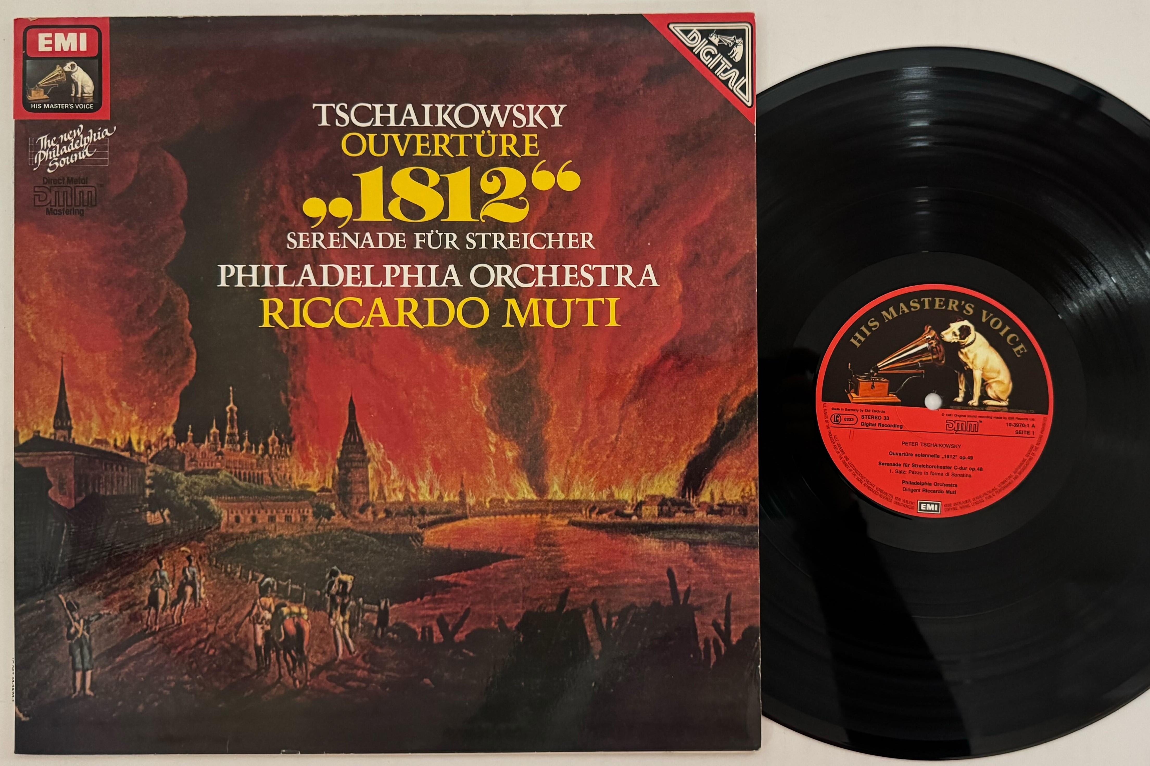 

LP Пластинка РИККАРДО МУТИ ФИЛАДЕЛЬФИЙСКИЙ ОРКЕСТР Чайковский Торжественная увертюра 1 1C0671039701 HIS MASTERS VOI 1984 Германия Классическая Б/У