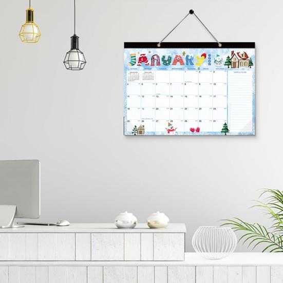 2026-2027 Wall Calendar Jan.2025 - Jun.2026 18 Monthly Planner 12" X 17" Wall Hanging Calendar with Hanging Hook And Julian Dates for Organizing