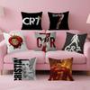Pillow Covers Cartoon Sofa Decorative Home Double-Sided Printing Short Plush Cute Cushion Cover Logo C-C-Cr7 Cristianoes