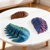 3D Printed Cryptolithus Figurine Articulated Trilobita Fidget Toy Calymenina Model Statue Home Office Desktop Decoration Ornament