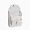 Fabric Wall Hanging Storage with Pockets, Cream for Bedroom Entryway Closet Organization