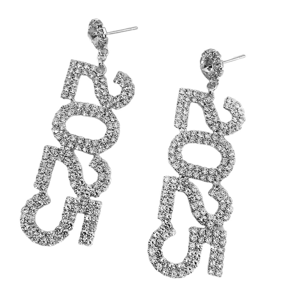 Elegant 2025 Pendant Earrings Jewelry Accessory for Women with Rhinestones Home Accent and Unique Long Designs