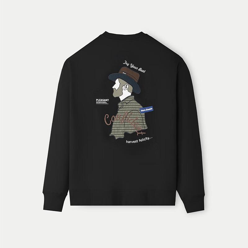 HLA Herren Zeng Shunxi Inspiriertes Twill Cloud Weiches Baumwoll-Sweatshirt