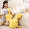 Snuggly And Soft White Goose Pillow Doll Ideal For Kids Room Decor Comfort And