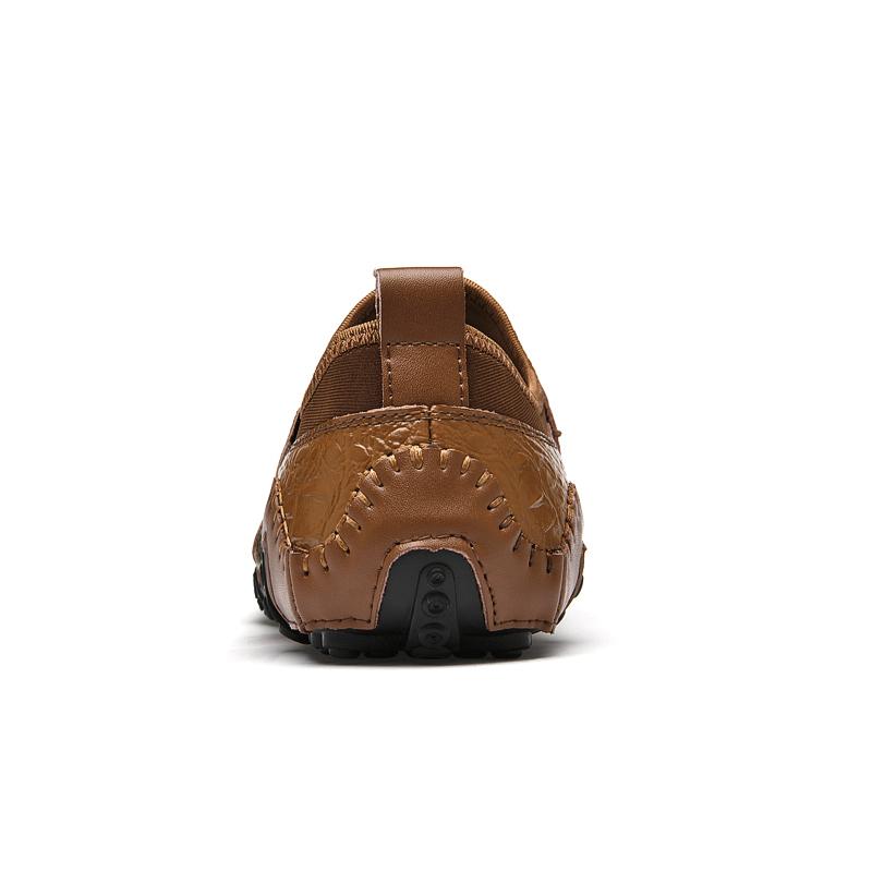 Luxury Men Leather Shoes Casual Boat Shoes Comfortable Soft High Quality Daily Golf Shoe For Men