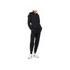 Nike Color Block Hooded Letter Print Long Sleeve Jacket Women Jackets Black FB8339-010