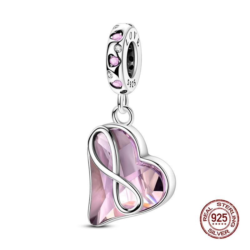 Original Charms Copper Mother'S Love Is Infinite Charms Beads Fits 3Mm Original Bracelet For Necklace Women Diy Jewelry Gift