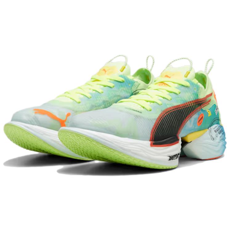 Puma Fast-R Nitro Elite 2 Marathon Series Men Sneakers Blue Nitro-Blue Fizzy-Apple 310199-01