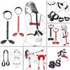 BDSM Bondage Set Bondage Pouta Předměty Fetiš Erotické hračky Sady Sex Hračky pro páry Velkoobchod Sex Bondage Game Collars Sex Shop
