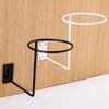 Wall-Mounted Helmet Hanger Display Rack Stand Organizer Black White Helmet Bracket Pegboard Hook Accessories Metal