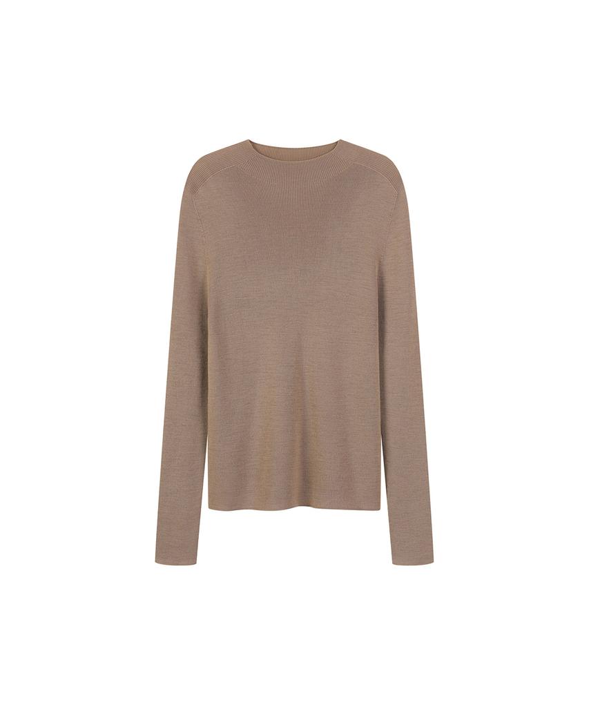 LAFELSORTOF Mock Neck Knit Top