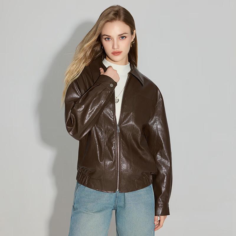 Women's American Retro Faux Leather Jacket