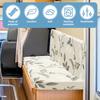 2pcs/set Elastic RV Dinette Cushions Covers Recreational Vehicle Slipcover Loveseat Sofa Protector Camper Car Bench Seat Cover