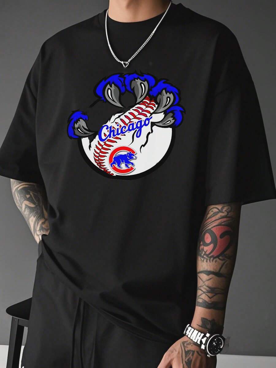

Baseball Claw Unisex s Funny T-Shirts Chicago Cubs Baseball Fan Funny TShirts L