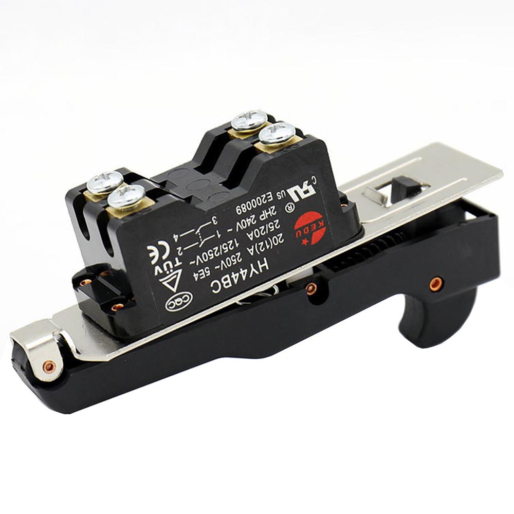 KEDU HY44BC Lock On Off Pushbutton Switch for Large Angle Grinder 250V/20A 2HP