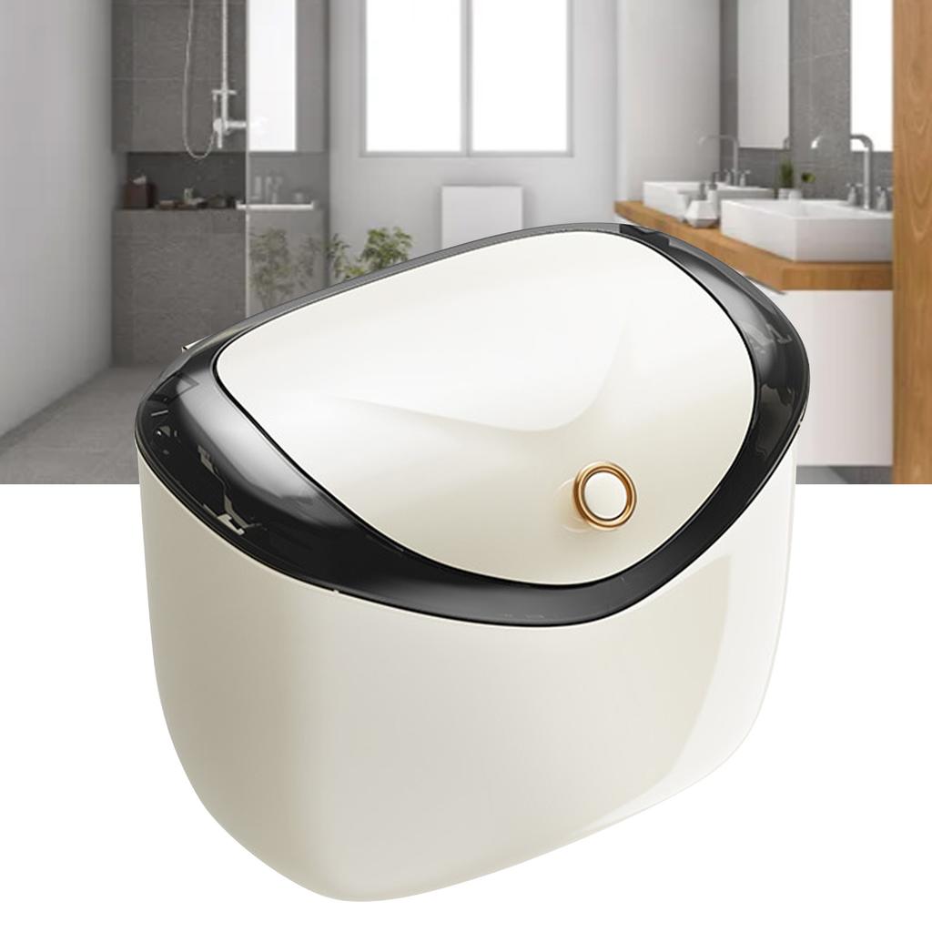 Wandmontierter Abfalleimer Multifunktioneller Mülleimer mit Deckel für Wohnzimmer Küche Badezimmer M