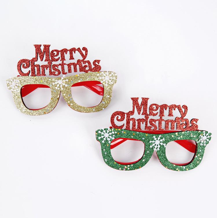Creative Christmas Glasses - Santa, Snowman, Antlers for Adults & Kids