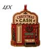 Decorative Cash Storage Pendant Christmas Money Holder Ornament, Acrylic Stocking Gift Hanging Decor for Tree, Festive with Surprise Slot, Holiday