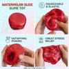 Watermelon Stress Relief Toy Handmade Watermelon Slushy Squishy Toy Soft For Kids And Adults Fruit Simulation Model Gift