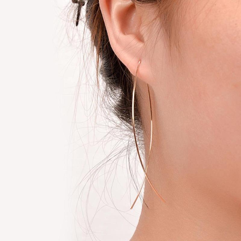 Bluelans Earrings Long Earrings Elegant Shape Fish Handmade Drop Dangle Women's Jewelry