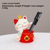 Cute Mobile Phone Stand Decoration Cute Maneki Neko Resin Office DeskCute Gift Decoration