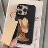 Retro Western Cowboy Boots Hat Pattern Design TPU Phone Case For IPhone 17 Pro Max 16 15 14 13 12 11 Plus Air Leather Cover