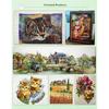 Joy Sunday Cross Stitch Kit Roses In Full Bloom HD Pattern Aida 16/14/11CT Counted Printed Canva DIY Embroidery Kit Decoration