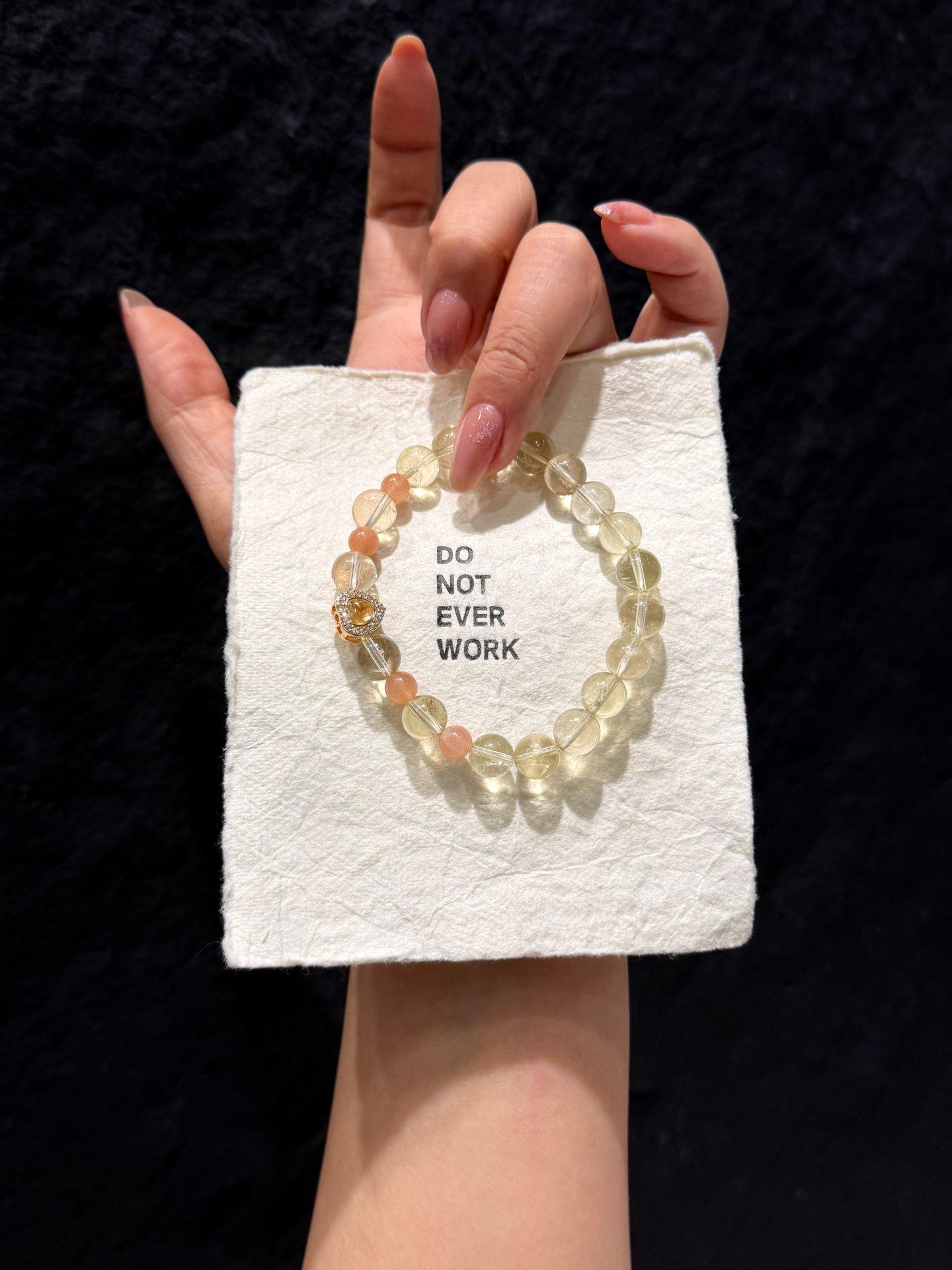 Новое поступление: Браслет Jinba из натурального тигрового глаза и желтого топаза для женщин - Привлекайте богатство, оставайтесь модными!