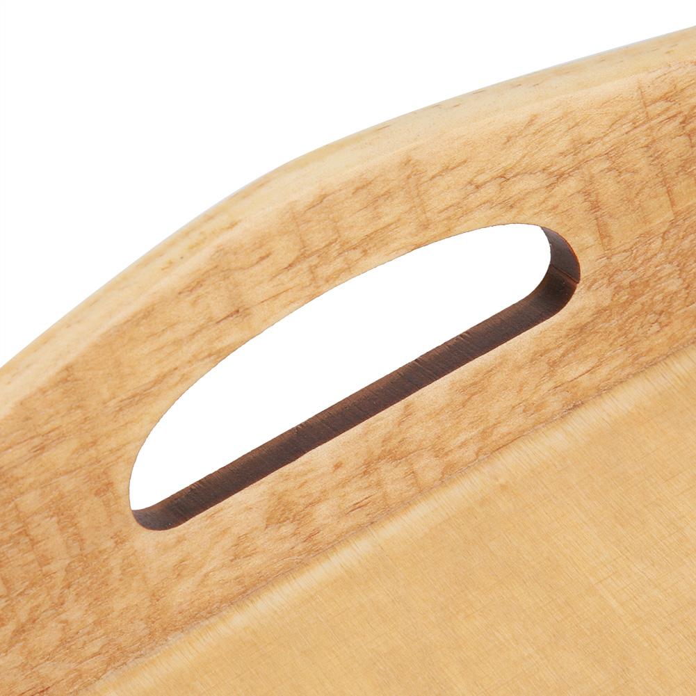 Wooden Serving Tray Plate for T Set Fruits Candies Food Towel (Dark Color)